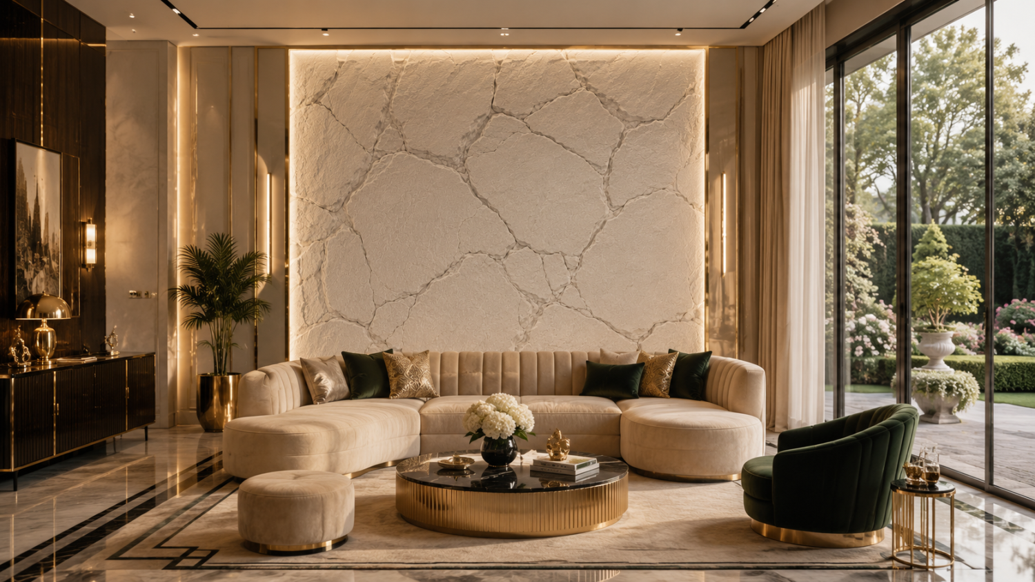 Cracked Stone Slab: природные трещины камня как элемент современного дизайна Cracked Stone Slab: природные трещины камня как элемент современного дизайна